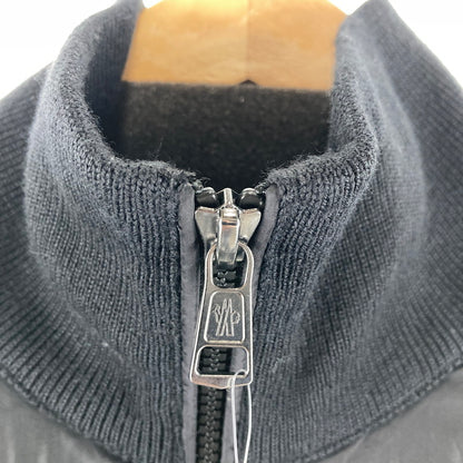 【中古品】【メンズ】 MONCLER モンクレール J20919B50700 CARDIGAN TRICOT JACKET トリコットカーディガン カラーBLACK SIZE:L 24S 141-260828-ky-02-fuzh 万代Net店