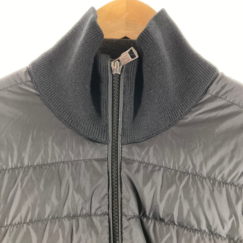 【中古品】【メンズ】 MONCLER モンクレール J20919B50700 CARDIGAN TRICOT JACKET トリコットカーディガン カラーBLACK SIZE:L 24S 141-260828-ky-02-fuzh 万代Net店