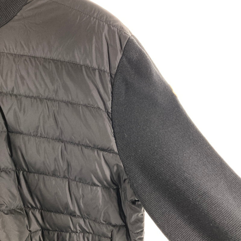 【中古品】【メンズ】 MONCLER モンクレール J20919B50700 CARDIGAN TRICOT JACKET トリコットカーディガン カラーBLACK SIZE:L 24S 141-260828-ky-02-fuzh 万代Net店