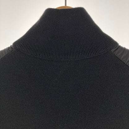 【中古品】【メンズ】 MONCLER モンクレール J20919B50700 CARDIGAN TRICOT JACKET トリコットカーディガン カラーBLACK SIZE:L 24S 141-260828-ky-02-fuzh 万代Net店
