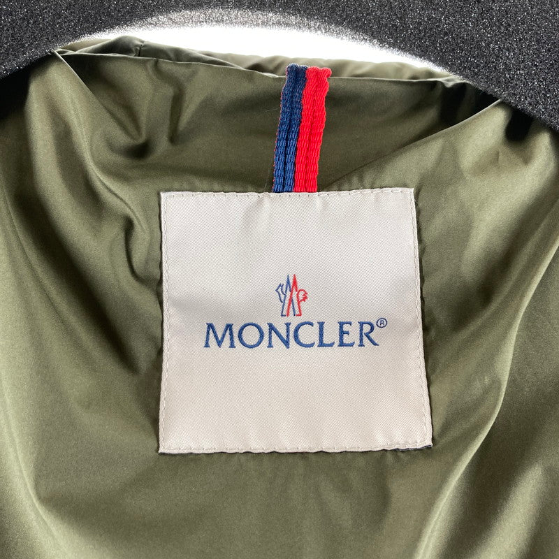 【中古品】【メンズ】 MONCLER モンクレール K20911A00228 LAVERAET PUFFER JACEKT カラー KHAKI ダウンジャケット SIZE:2 アルメニア製 141-260828-ky-03-fuzh 万代Net店
