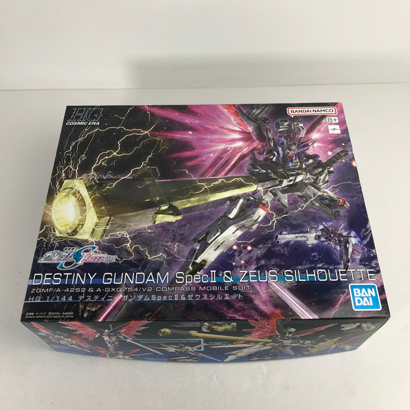 【中古美品】 HG エイチジー デスティニーガンダムSpecII＆ゼウスシルエット ガンプラ プラモデル 058-260831-ky-08-fuzh 万代Net店