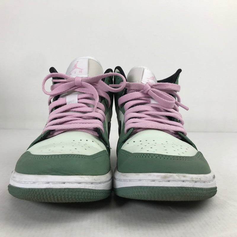 【中古品】【レディース】 NIKE ナイキ CZ0774-300 WOMEN’S AIR JORDAN １ MID SE ウィメンズ エアジョーダン 1 ミッド スニーカー シューズ 靴 160-260829-mh-02-fuzh サイズ：26cm カラー：グリーン 万代Net店