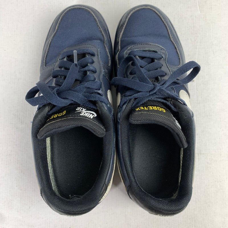 【中古品】【メンズ】 NIKE ナイキ CK2630-400 AIR FORCE 1 LOW GORE‐TEX スニーカー 靴 NAVY 25.0cm 本体のみ ※スレ・使用感あり 160-260830-io-21-fuzh カラー：ネイビー 万代Net店
