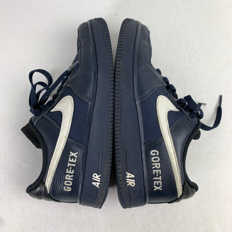 【中古品】【メンズ】 NIKE ナイキ CK2630-400 AIR FORCE 1 LOW GORE‐TEX スニーカー 靴 NAVY 25.0cm 本体のみ ※スレ・使用感あり 160-260830-io-21-fuzh カラー：ネイビー 万代Net店