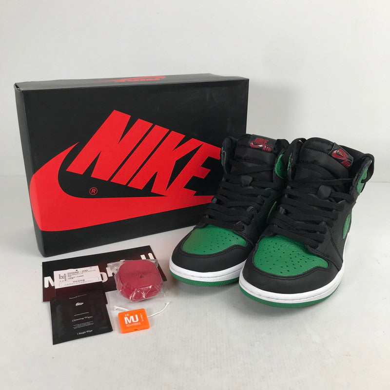【中古品】【メンズ】 NIKE ナイキ 555088-030 AIR JORDAN 1 RETRO HIGH OG "BLACK PINE GREEN"(2020) エアジョーダン1 レトロ ハイ スニーカー シューズ 靴 160-260829-mh-04-fuzh サイズ：26cm カラー：ブラック・グリーン 万代Net店