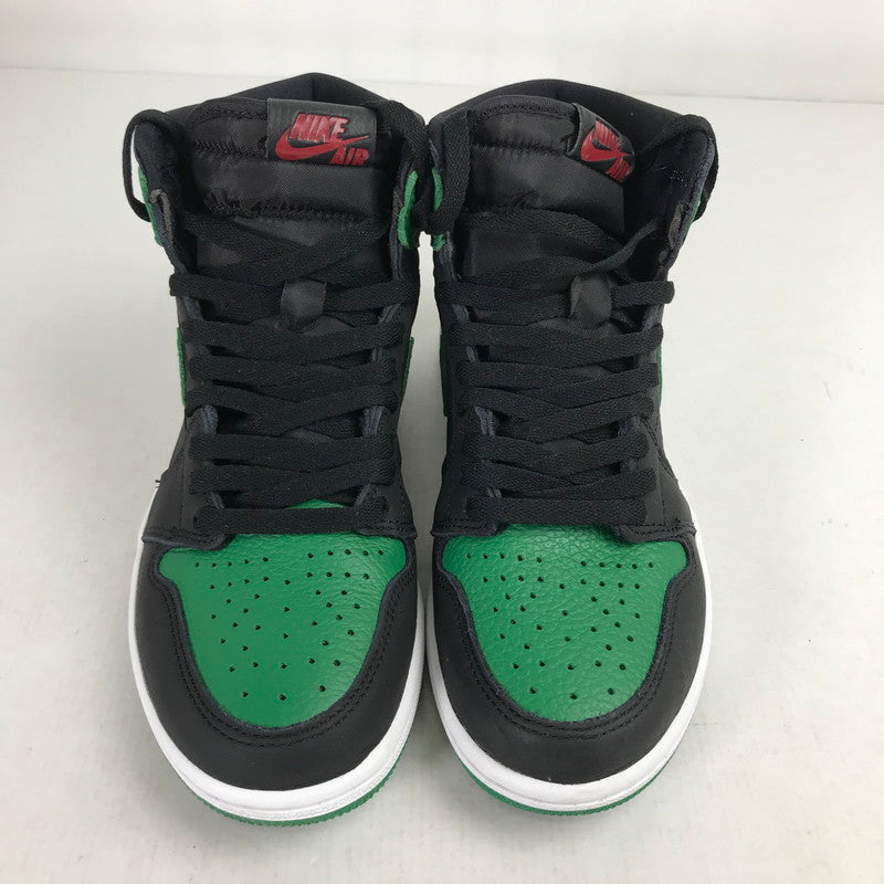 【中古品】【メンズ】 NIKE ナイキ 555088-030 AIR JORDAN 1 RETRO HIGH OG "BLACK PINE GREEN"(2020) エアジョーダン1 レトロ ハイ スニーカー シューズ 靴 160-260829-mh-04-fuzh サイズ：26cm カラー：ブラック・グリーン 万代Net店