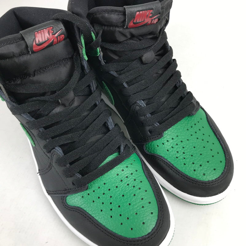 【中古品】【メンズ】 NIKE ナイキ 555088-030 AIR JORDAN 1 RETRO HIGH OG "BLACK PINE GREEN"(2020) エアジョーダン1 レトロ ハイ スニーカー シューズ 靴 160-260829-mh-04-fuzh サイズ：26cm カラー：ブラック・グリーン 万代Net店