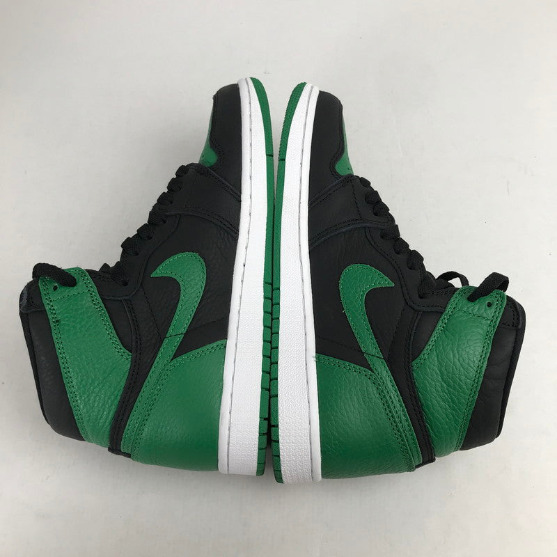 【中古品】【メンズ】 NIKE ナイキ 555088-030 AIR JORDAN 1 RETRO HIGH OG "BLACK PINE GREEN"(2020) エアジョーダン1 レトロ ハイ スニーカー シューズ 靴 160-260829-mh-04-fuzh サイズ：26cm カラー：ブラック・グリーン 万代Net店