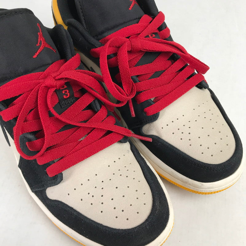 【中古品】【メンズ】 NIKE ナイキ 553558-127 AIRJORDAN 1 LOW エアジョーダン1 ロー スニーカー シューズ 靴 160-260829-mh-01-fuzh サイズ：25cm カラー：黄・黒・白 万代Net店