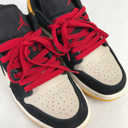 【中古品】【メンズ】 NIKE ナイキ 553558-127 AIRJORDAN 1 LOW エアジョーダン1 ロー スニーカー シューズ 靴 160-260829-mh-01-fuzh サイズ：25cm カラー：黄・黒・白 万代Net店