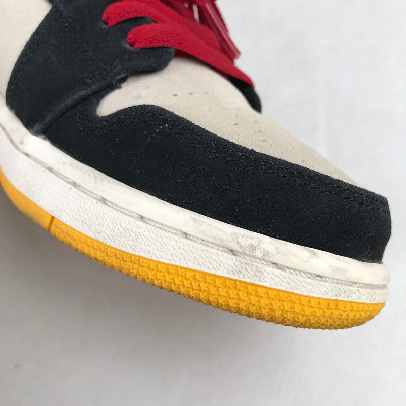 【中古品】【メンズ】 NIKE ナイキ 553558-127 AIRJORDAN 1 LOW エアジョーダン1 ロー スニーカー シューズ 靴 160-260829-mh-01-fuzh サイズ：25cm カラー：黄・黒・白 万代Net店