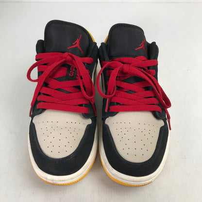 【中古品】【メンズ】 NIKE ナイキ 553558-127 AIRJORDAN 1 LOW エアジョーダン1 ロー スニーカー シューズ 靴 160-260829-mh-01-fuzh サイズ：25cm カラー：黄・黒・白 万代Net店