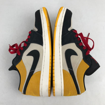 【中古品】【メンズ】 NIKE ナイキ 553558-127 AIRJORDAN 1 LOW エアジョーダン1 ロー スニーカー シューズ 靴 160-260829-mh-01-fuzh サイズ：25cm カラー：黄・黒・白 万代Net店
