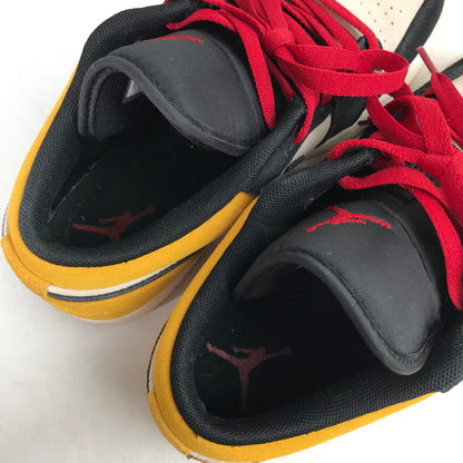 【中古品】【メンズ】 NIKE ナイキ 553558-127 AIRJORDAN 1 LOW エアジョーダン1 ロー スニーカー シューズ 靴 160-260829-mh-01-fuzh サイズ：25cm カラー：黄・黒・白 万代Net店