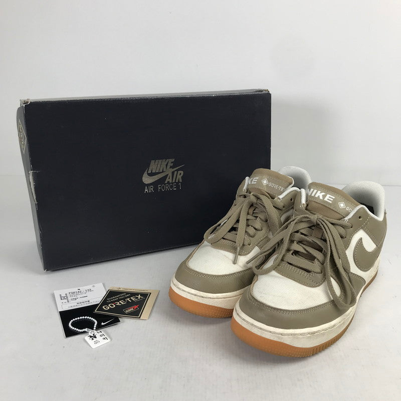 【中古品】【メンズ】 NIKE ナイキ FQ8142-133 AIR FORCE1 GTX エアフォースワン ゴアテックス スニーカー シューズ 靴 160-260829-mh-05-fuzh サイズ：25cm カラー：ブラウン・ホワイト 万代Net店