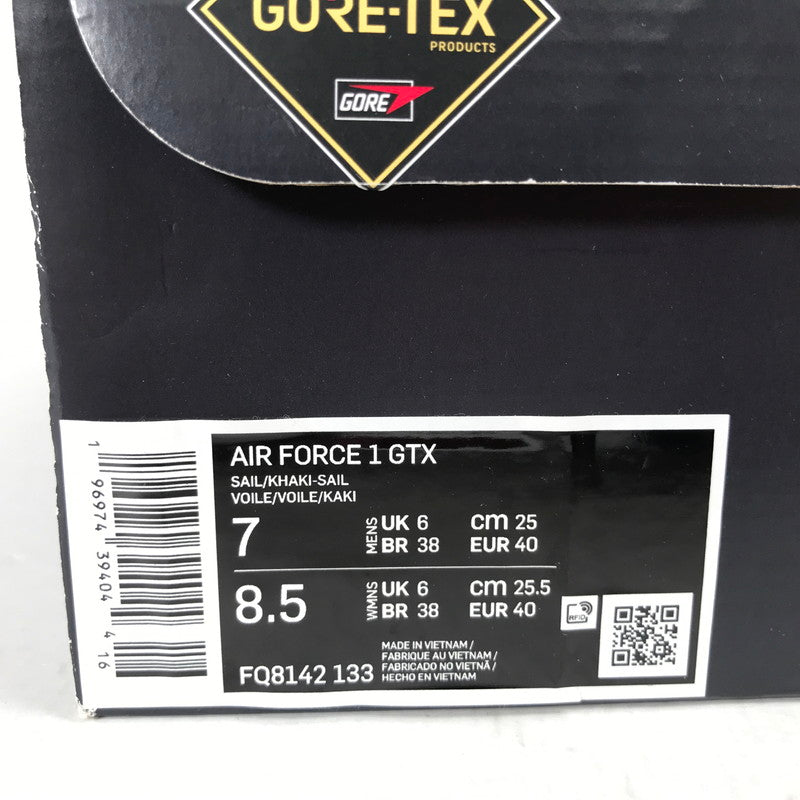 【中古品】【メンズ】 NIKE ナイキ FQ8142-133 AIR FORCE1 GTX エアフォースワン ゴアテックス スニーカー シューズ 靴 160-260829-mh-05-fuzh サイズ：25cm カラー：ブラウン・ホワイト 万代Net店