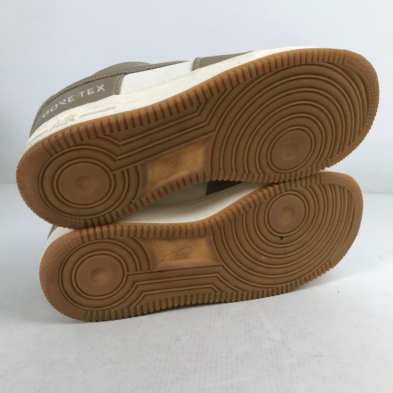 【中古品】【メンズ】 NIKE ナイキ FQ8142-133 AIR FORCE1 GTX エアフォースワン ゴアテックス スニーカー シューズ 靴 160-260829-mh-05-fuzh サイズ：25cm カラー：ブラウン・ホワイト 万代Net店