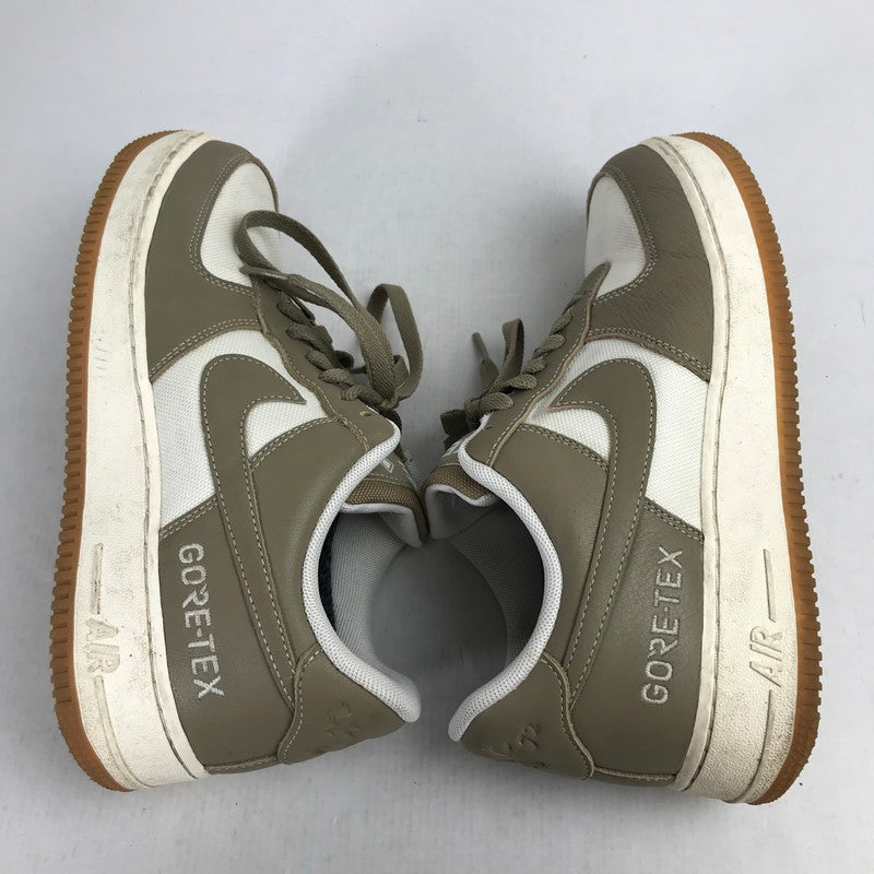 【中古品】【メンズ】 NIKE ナイキ FQ8142-133 AIR FORCE1 GTX エアフォースワン ゴアテックス スニーカー シューズ 靴 160-260829-mh-05-fuzh サイズ：25cm カラー：ブラウン・ホワイト 万代Net店