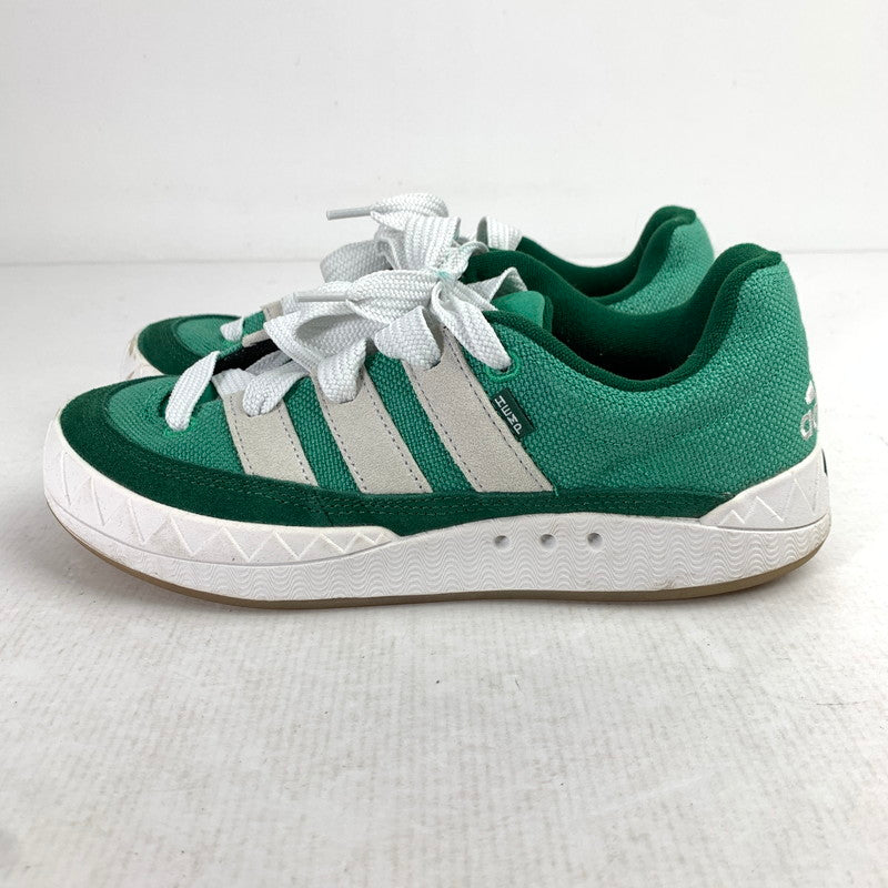 【中古品】【メンズ】 ADIDAS アディダス HQ6908 ADIMATIC HEMP スニーカー 靴 25.5cm 本体のみ ※使用感あり 161-260830-io-19-fuzh カラー：グリーンホワイト 万代Net店