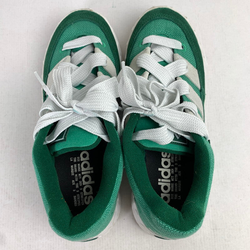 【中古品】【メンズ】 ADIDAS アディダス HQ6908 ADIMATIC HEMP スニーカー 靴 25.5cm 本体のみ ※使用感あり 161-260830-io-19-fuzh カラー：グリーンホワイト 万代Net店