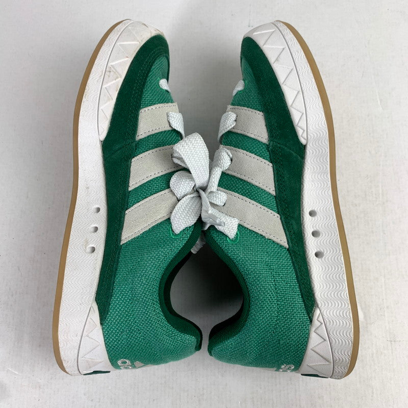 【中古品】【メンズ】 ADIDAS アディダス HQ6908 ADIMATIC HEMP スニーカー 靴 25.5cm 本体のみ ※使用感あり 161-260830-io-19-fuzh カラー：グリーンホワイト 万代Net店