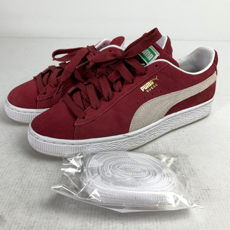 【中古品】【メンズ】 PUMA プーマ 374915-06 SUEDE CLASSIC XXI スニーカー 靴 スウェード クラシック WINE 25.0cm シューズ シューレース付属 ※使用感あり 163-260830-io-18-fuzh カラー：ワイン 万代Net店