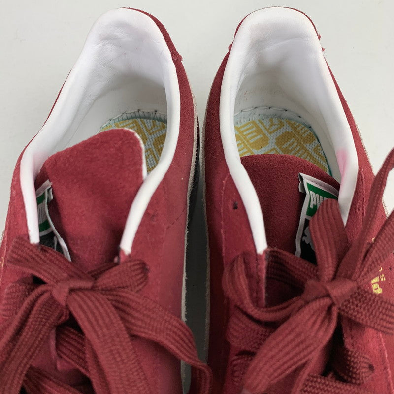 【中古品】【メンズ】 PUMA プーマ 374915-06 SUEDE CLASSIC XXI スニーカー 靴 スウェード クラシック WINE 25.0cm シューズ シューレース付属 ※使用感あり 163-260830-io-18-fuzh カラー：ワイン 万代Net店