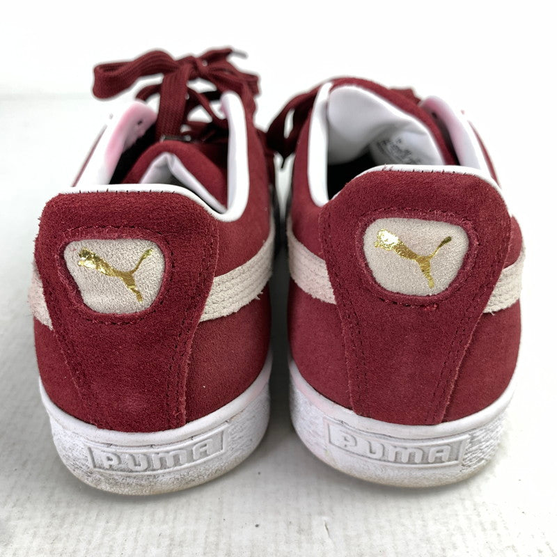 【中古品】【メンズ】 PUMA プーマ 374915-06 SUEDE CLASSIC XXI スニーカー 靴 スウェード クラシック WINE 25.0cm シューズ シューレース付属 ※使用感あり 163-260830-io-18-fuzh カラー：ワイン 万代Net店