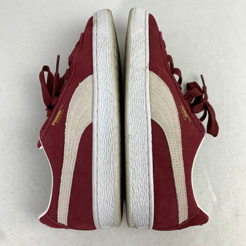 【中古品】【メンズ】 PUMA プーマ 374915-06 SUEDE CLASSIC XXI スニーカー 靴 スウェード クラシック WINE 25.0cm シューズ シューレース付属 ※使用感あり 163-260830-io-18-fuzh カラー：ワイン 万代Net店