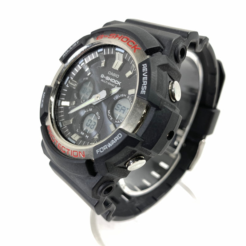【中古品】【メンズ】 G-SHOCK ジーショック GAW-100 BLACK ウォーツ 本体のみ 腕時計 時計 ※汚れ・スレあり 196-260829-io-10-fuzh カラー：ブラック 万代Net店
