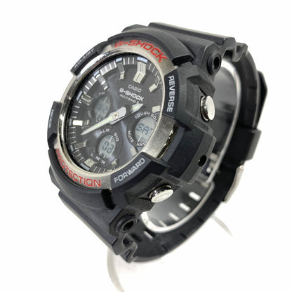 【中古品】【メンズ】 G-SHOCK ジーショック GAW-100 BLACK ウォーツ 本体のみ 腕時計 時計 ※汚れ・スレあり 196-260829-io-10-fuzh カラー：ブラック 万代Net店
