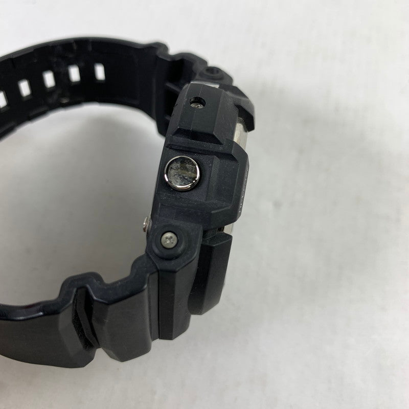 【中古品】【メンズ】 G-SHOCK ジーショック GAW-100 BLACK ウォーツ 本体のみ 腕時計 時計 ※汚れ・スレあり 196-260829-io-10-fuzh カラー：ブラック 万代Net店