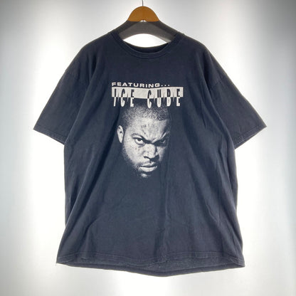 【中古品】【メンズ】 ICE CUBE アイス・キューブ 90S"GETS DOWN WITH THE GREATEST MC’S IN RAP"TEE BLACK SIZE:XXL 145-260828-ky-09-fuzh 万代Net店
