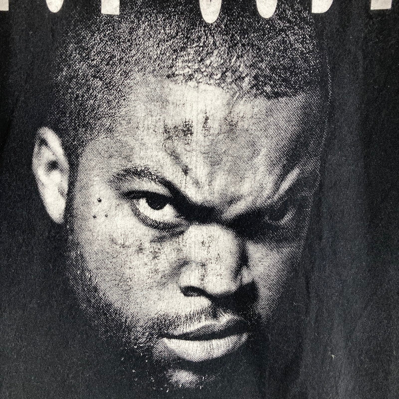 【中古品】【メンズ】 ICE CUBE アイス・キューブ 90S"GETS DOWN WITH THE GREATEST MC’S IN RAP"TEE BLACK SIZE:XXL 145-260828-ky-09-fuzh 万代Net店