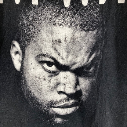 【中古品】【メンズ】 ICE CUBE アイス・キューブ 90S"GETS DOWN WITH THE GREATEST MC’S IN RAP"TEE BLACK SIZE:XXL 145-260828-ky-09-fuzh 万代Net店