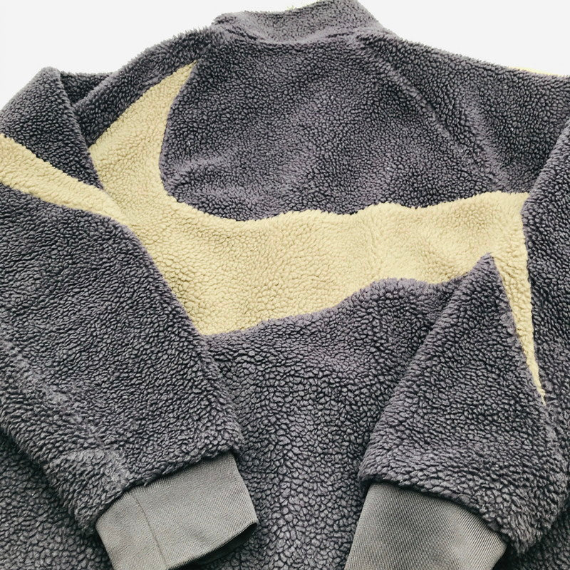 【中古品】【メンズ】 NIKE ナイキ BQ6546-540 FLEECE JACKET フリース ジャケット リバーシブル アウター 上着 PURPLE GRAY Mサイズ ※目潰れ・汚れ・使用感あり 148-260830-io-47-fuzh カラー：パープルグレー 万代Net店