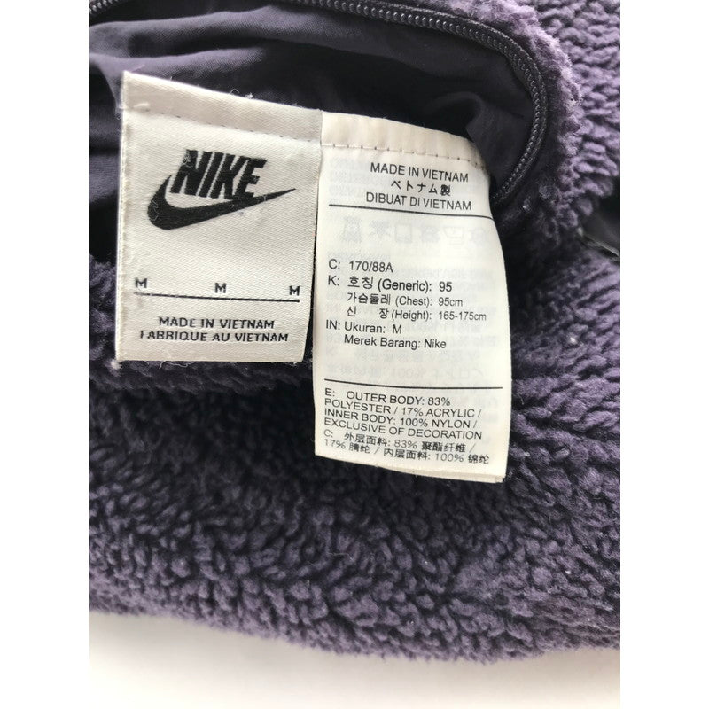 【中古品】【メンズ】 NIKE ナイキ BQ6546-540 FLEECE JACKET フリース ジャケット リバーシブル アウター 上着 PURPLE GRAY Mサイズ ※目潰れ・汚れ・使用感あり 148-260830-io-47-fuzh カラー：パープルグレー 万代Net店