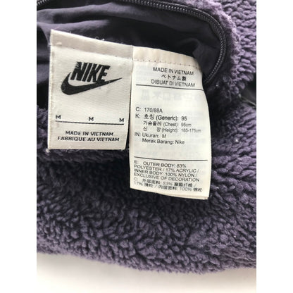 【中古品】【メンズ】 NIKE ナイキ BQ6546-540 FLEECE JACKET フリース ジャケット リバーシブル アウター 上着 PURPLE GRAY Mサイズ ※目潰れ・汚れ・使用感あり 148-260830-io-47-fuzh カラー：パープルグレー 万代Net店