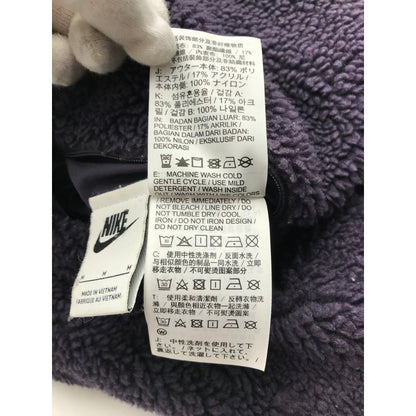 【中古品】【メンズ】 NIKE ナイキ BQ6546-540 FLEECE JACKET フリース ジャケット リバーシブル アウター 上着 PURPLE GRAY Mサイズ ※目潰れ・汚れ・使用感あり 148-260830-io-47-fuzh カラー：パープルグレー 万代Net店