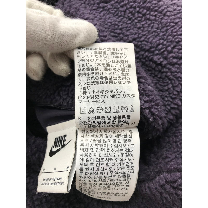 【中古品】【メンズ】 NIKE ナイキ BQ6546-540 FLEECE JACKET フリース ジャケット リバーシブル アウター 上着 PURPLE GRAY Mサイズ ※目潰れ・汚れ・使用感あり 148-260830-io-47-fuzh カラー：パープルグレー 万代Net店