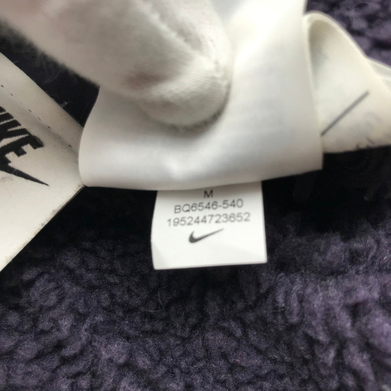 【中古品】【メンズ】 NIKE ナイキ BQ6546-540 FLEECE JACKET フリース ジャケット リバーシブル アウター 上着 PURPLE GRAY Mサイズ ※目潰れ・汚れ・使用感あり 148-260830-io-47-fuzh カラー：パープルグレー 万代Net店