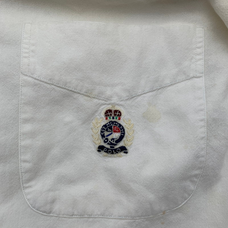 【中古品】【メンズ】 POLO RALPH LAUREN ポロ・ラルフローレン LS SHIRT 長袖シャツ ※穴・黄ばみ・汚れ・シミあり 145-260830-io-52-fuzh 万代Net店