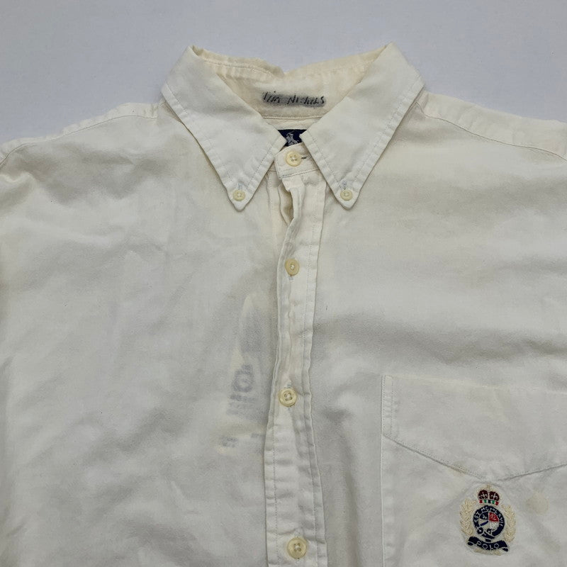 【中古品】【メンズ】 POLO RALPH LAUREN ポロ・ラルフローレン LS SHIRT 長袖シャツ ※穴・黄ばみ・汚れ・シミあり 145-260830-io-52-fuzh 万代Net店