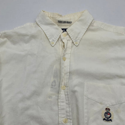 【中古品】【メンズ】 POLO RALPH LAUREN ポロ・ラルフローレン LS SHIRT 長袖シャツ ※穴・黄ばみ・汚れ・シミあり 145-260830-io-52-fuzh 万代Net店