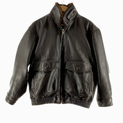【中古品】【メンズ】 TIME&TIDE FLIGHT JACKET タイム・アンド・タイド フライトジャケット BROWN ライナー付 LLサイズ ※使用感あり 145-260830-io-58-fuzh カラー：ブラウン 万代Net店