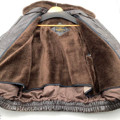 【中古品】【メンズ】 TIME&TIDE FLIGHT JACKET タイム・アンド・タイド フライトジャケット BROWN ライナー付 LLサイズ ※使用感あり 145-260830-io-58-fuzh カラー：ブラウン 万代Net店