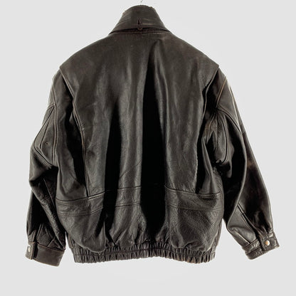 【中古品】【メンズ】 TIME&TIDE FLIGHT JACKET タイム・アンド・タイド フライトジャケット BROWN ライナー付 LLサイズ ※使用感あり 145-260830-io-58-fuzh カラー：ブラウン 万代Net店