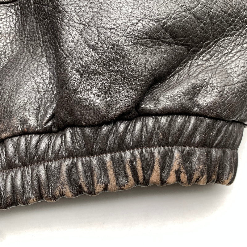 【中古品】【メンズ】 TIME&TIDE FLIGHT JACKET タイム・アンド・タイド フライトジャケット BROWN ライナー付 LLサイズ ※使用感あり 145-260830-io-58-fuzh カラー：ブラウン 万代Net店