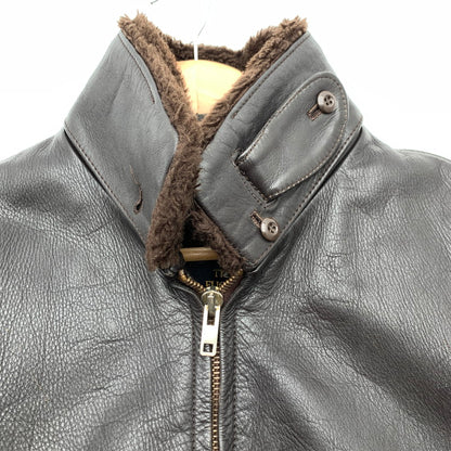 【中古品】【メンズ】 TIME&TIDE FLIGHT JACKET タイム・アンド・タイド フライトジャケット BROWN ライナー付 LLサイズ ※使用感あり 145-260830-io-58-fuzh カラー：ブラウン 万代Net店